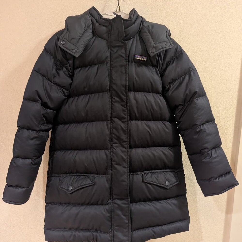 Down Youth Patagonia Puffer Jacket Navy